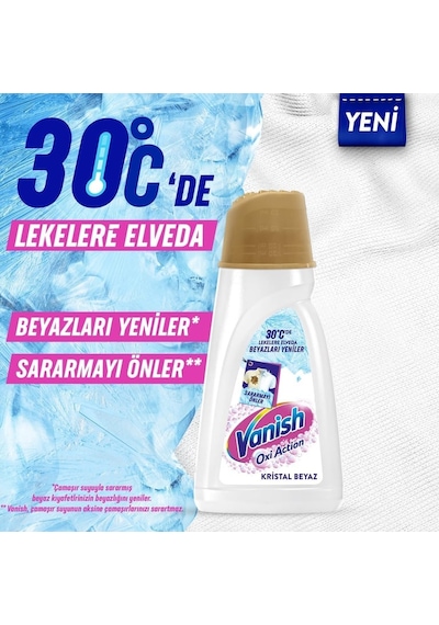 Vanish Kosla Multipower Beyazlar İçin Jel Leke Çıkarıcı Deterjan Güçlendirici 1000 Ml 10'li Paket