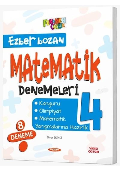 Fenomen Çocuk 2024 4. Sınıf Matematik Ezberbozan Denemeleri 2024