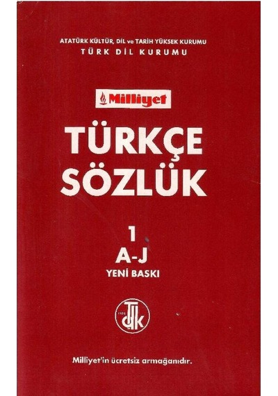Tdk Türkçe Sözlük 1 Ve 2 A-j Ve K-z Alfabetik Takım - Prof. Dr. Hasan Eren Ve Üyeler