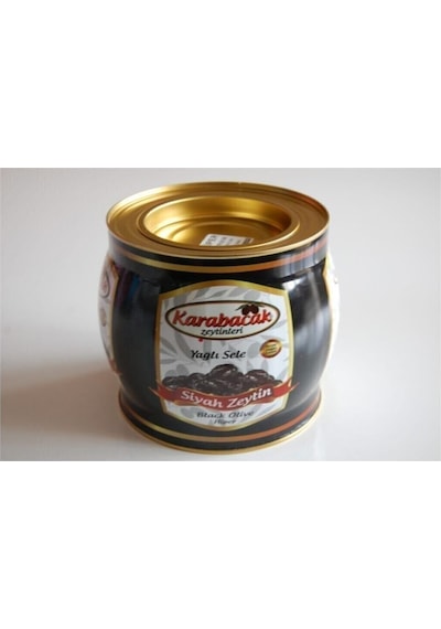 Karabacak Siyah Zeytin Hiper Boy 2 Kg Teneke
