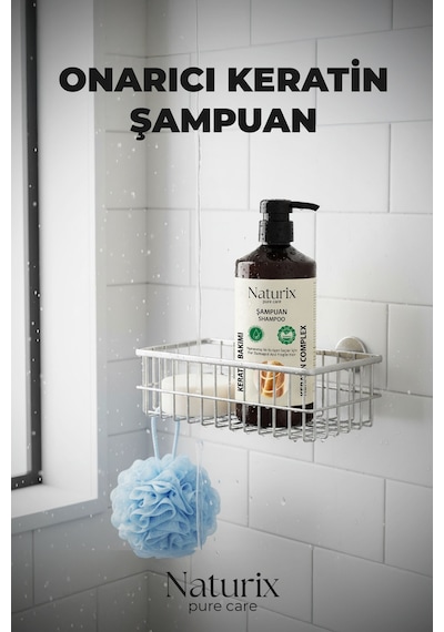 Naturix Tuzsuz Keratin Bakım Şampuan 600 ML