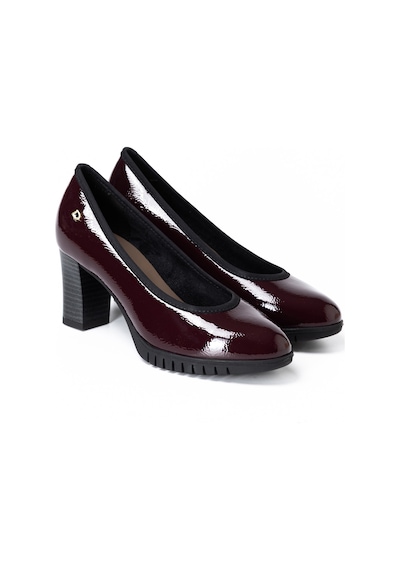 Bordeaux Naplack Topuklu/ Stiletto Kadın 264852ds Donna Serena 4852 Ds Bordeaux Naplack