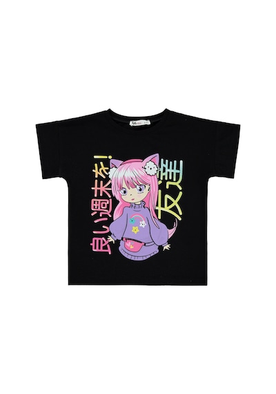 Civil Girls Kız Çocuk Tişört 2-5 Yaş Siyah 18330g88924s1-2 Siyah
