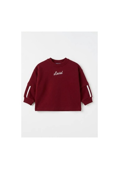 Poala Kids Label Sweatshirt Bordo