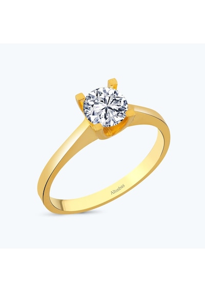 Altınbaş 22 Ayar Altın Tektaş Yüzük Yzss0118-24875 Çok Renkli