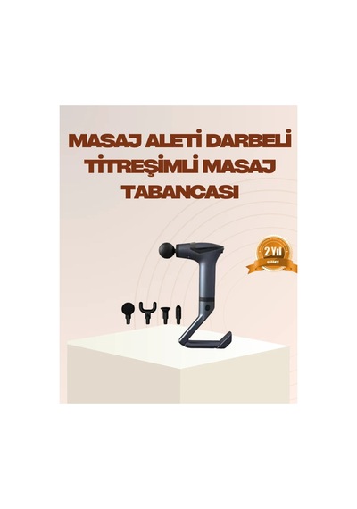 Şarjlı Taşınabilir 3in1 Titreşimli Masaj Aleti Esneme Bantlı Standart