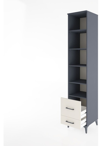 Hyperion Dolap 5 Raflı 2 Çekmeceli 44x44x221 Antrasit-aytaşı Antrasit Hyperion Dolap 5 Raflı 2 Çekmeceli 44x44x221 Antrasit-aytaşı Antrasit