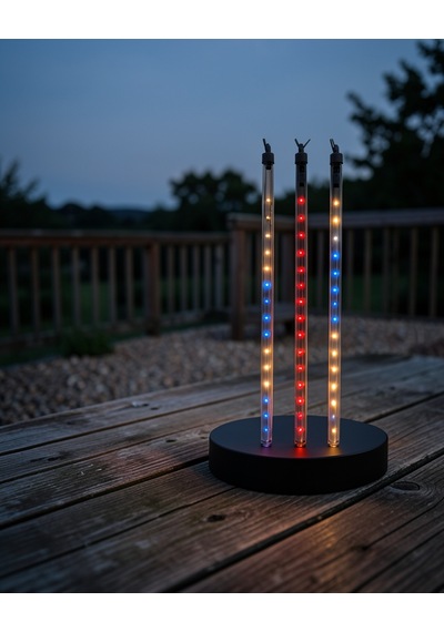 Rgb Led Dekoratif Çubuk Seti 10 Lu Uczzz10çubukludekorled-8 Çok Renkli