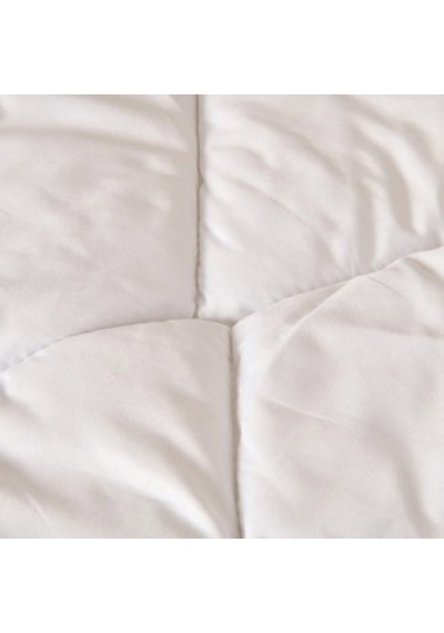 Soft Çift Kişilik İnce Microfiber Yorgan - Beyaz - 195x215 Cm Çok Renkli