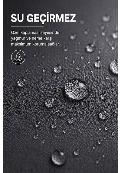 Bahçe Mobilya Brandası 200 150 75 Cm Masa Sandalye Koruma Örtüsü Gri Kılıf Su Geçirmez