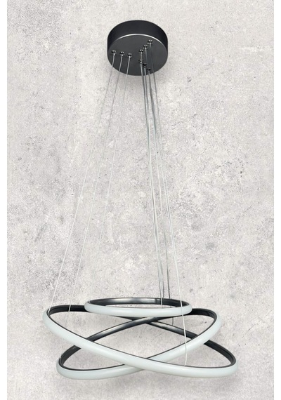 Rings Modern Tasarım Gri Renk - Yatak Odası - Salon - Çocuk O... Gri