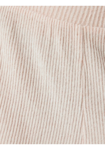 Koton Viskon Fitilli Mini Şort Pijama Altı Pembe 5wlk80018mk Gül