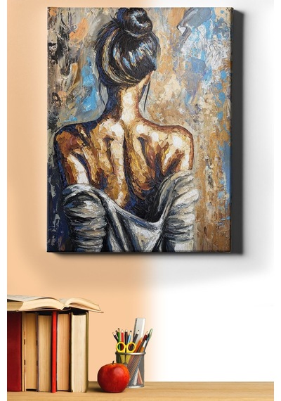 Webstyle Sayılarla Boyama Seti Kasnaklı Yorgun Kadın 2 60 X 75 Cm