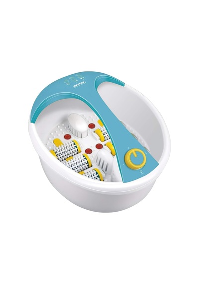 Mpm Mms-03 Sulu Ayak Masajı, Kabarcık Ve Titreşim Masajı, Sıcaklık Koruması, Kızılötesi, Tuz Kabı, 90w, Beyaz