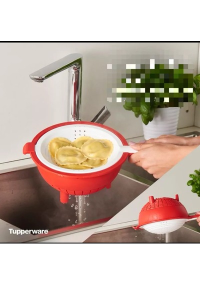 Tupperware Tupperware Çift Taraflı Süzgeç 186704354 Kırmızı