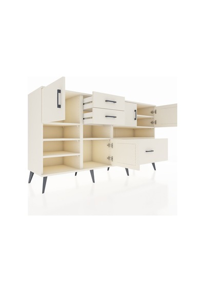 Kronos Konsol 7 Raflı 3 Çekmeceli 4 Kapaklı 176x59x99 Aytaşı-ayta Aytaşı-aytaşı