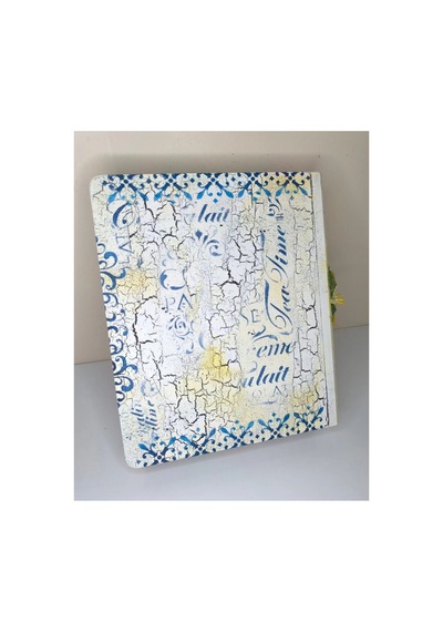 Ev Dekorasyon Kitap Kutu Büyük Boy Ahşap Mutfak Dekorasyon Vintage Kutu Beyaz - 555643245