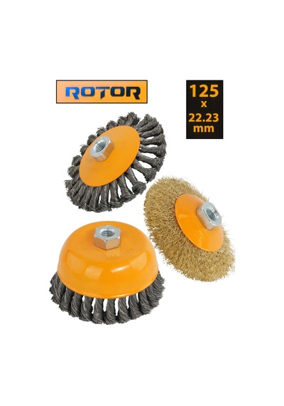 Rotor 125x22,23 Mermer Ahşap Granit Demir Fayans Kesme Disk Ful Set 11 Parça