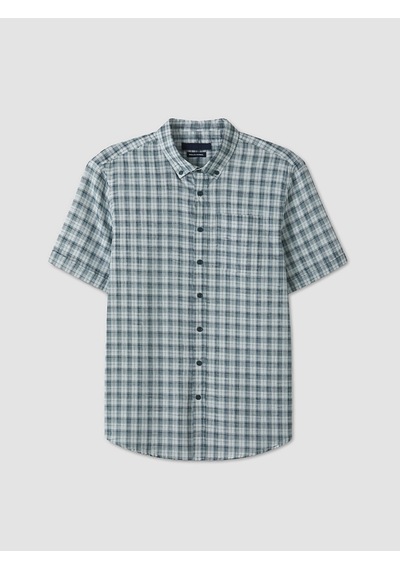 Lcwaıkıkı Classic Yeşil Regular Fit Ekose Poplin Erkek Gömlek
