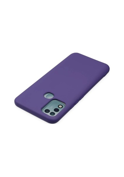 İnfinix Hot 10 Play Kılıf Nano İçi Kadife Silikon - Mor 0.2M-Çok Renkli