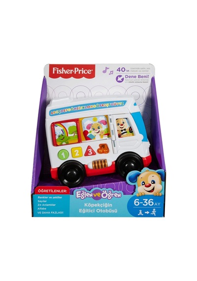 Mattel Fisher Price Fhf20 - Köpekçiğin Eğitici Otobüsü Türkçe