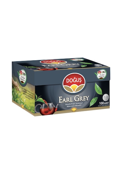 Doğuş Earl Grey Demlik Poşet Çay 320 G - Bergamot Aromalı Siyah Çay 3'li Ekonomik Paket - 3 Ade Tarı