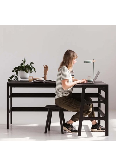 Woodesk Luz Ahşap Çalışma Masası 160x65 Ceviz Renk Cpt4644-160