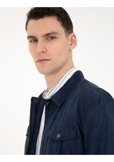 Pierre Cardin Erkek Lacivert Deri Mont 50291006-200 Lacivert