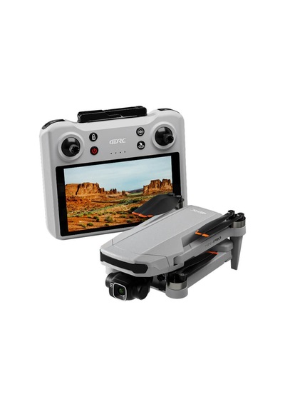 Hd Kameralı Ve Ekranlı Profesyonel 3 Eksenli Gimbal Drone 48mp, 10km Menzil