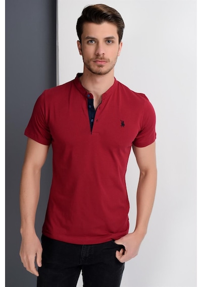 T8560 Dewberry T-shırt-açık Bordo