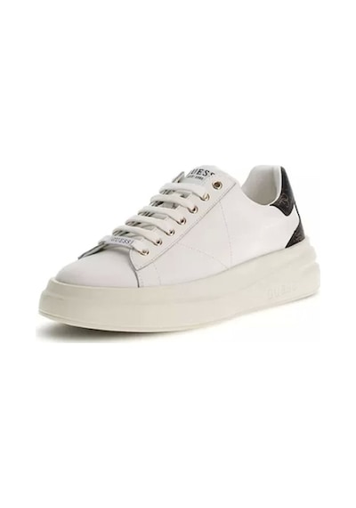 Guess Erkek Beyaz Elba 4g Logolu Sneaker Beyaz/kahverengi Beyaz - Kahverengi