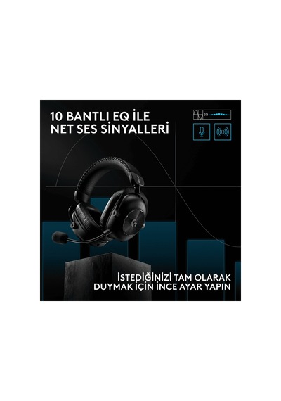 Logıtech G Pro X3 Lightspeed Bluetooth 5.3 Kablosuz Kulak Üstü Oyuncu Kulaklığı