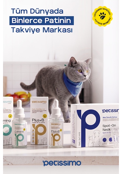 Petissimo Care Dış Parazit Damlası Kedi Ve Köpek İçin Bit, Pire, Kene, Parazit Karşıtı Spot On Bitkisel Damla - 5 Tüp