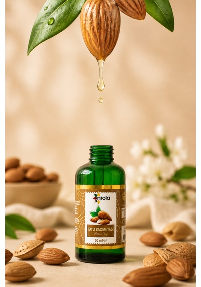 Tatlı Badem Yağı 50 Ml - Bitkisel Tatlı Badem Yağı - 917176048