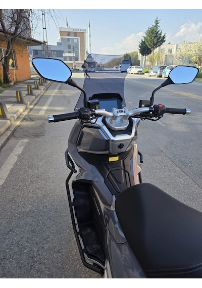 Motocam Rks Freccia Ön Cam 2022-2026 Model 55cm Füme Renkli 4mm Kısa