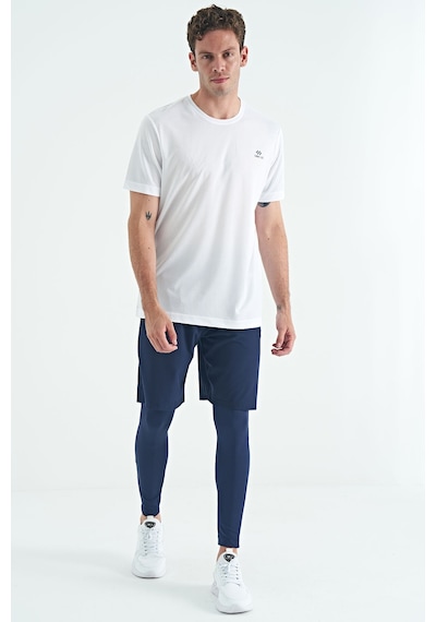 Tommylife Tommy Life İndigo Arka Bilek Baskı Detaylı Yüksek Bel Slim Fit Aktif Spor Erkek Tayt - 84988 İndigo Tommylife Tommy Life İndigo Arka Bilek Baskı Detaylı Yüksek Bel Slim Fit Aktif Spor Erkek Tayt - 84988 İndigo