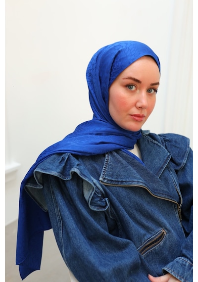 Silk Home Deluxe Şal 40006-25 Saks Mavi