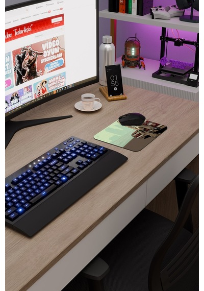 Gta San Andreas Kaymaz Dikişli Kauçuk Oyuncu Mousepad V5 - 22x18 Gaming Mouse Pad Fare Altlığı