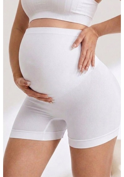 Fit Women Hamile Slip Külot Hamile Lohusa Yüksek Bel Külot 1020-Beyaz