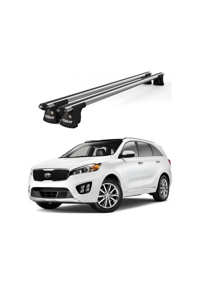 Trio-ıı Kia Sorento 2015 Ve Sonrası Uyumlu Kilitli Ara Atkı 135cm Port Bagaj Tavan Barı