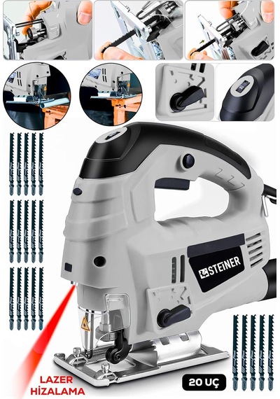Steiner Alman 4600 W Lazerli Sjs Metal Şanzuman 6 Kademe Devirli