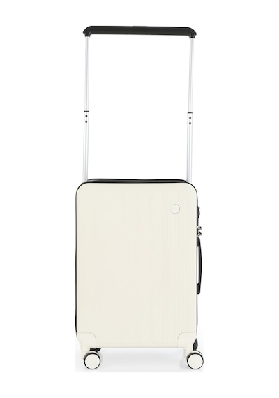 Baggaj V2403 Pc Katlanır Kabin Boy Valiz Black/whıte