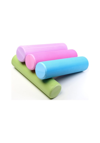 Foam Roller Masaj Köpüğü Köpük Rulo Yuvarlama Köpüğü 60 CM Standart-Yeşil