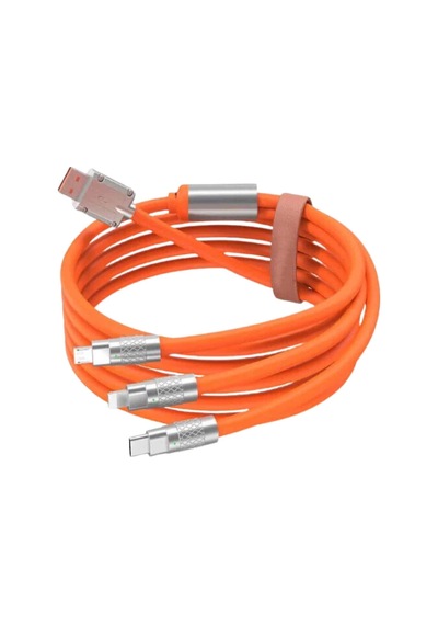 Mey Najmaddin Çoklu Şarj Kablosu Usb Type-c İos Uyumlu 120w Hızlı Şarj Kablosu Najmaddin Belirtilmemiş