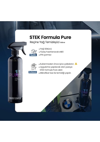 Stek Formula Pure Reçine ve Yağ Temizleyici 500Ml