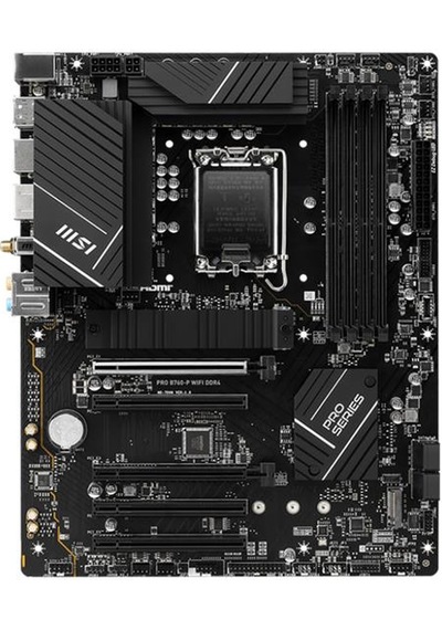 Msı Pro B760-p Wıfı Ddr4 4000mhz 1xhdmı 1xdp 2xm.2 Usb 3.2 Atx 1700p 12. / 13. Ve 14. Nesil İşlemci