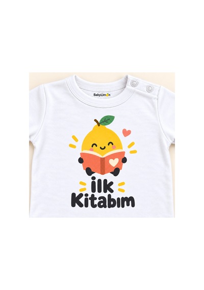 Babylimon İlk Kitabım Beyaz Kısa Kollu Çıtçıtlı Bebek Zıbını Beyaz - İlk Kitabım - 928161923 Beyaz - İlk Kitabım Babylimon İlk Kitabım Beyaz Kısa Kollu Çıtçıtlı Bebek Zıbını Beyaz - İlk Kitabım - 928161923 Beyaz - İlk Kitabım