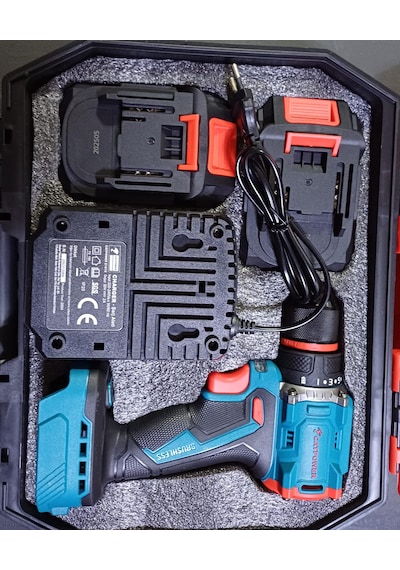 Catpower CAT-E1010 10 MM 20V 2.0AH Li-Ion Kömürsüz Akülü Vidalama Set