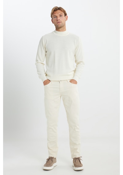 AC&Co / Altınyıldız Classics Erkek Ekru 360 Derece Her Yöne Esneyen Rahat Slim Fit Pantolon Ekru AC&Co / Altınyıldız Classics Erkek Ekru 360 Derece Her Yöne Esneyen Rahat Slim Fit Pantolon Ekru