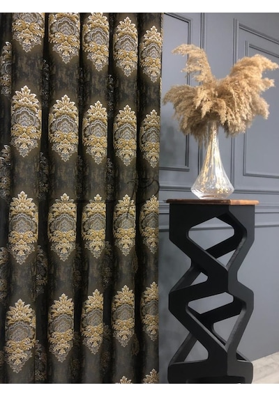 Fon Perdetaç Marka Claose Desen Damask Motifli Fon